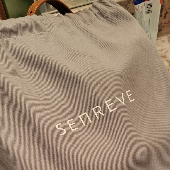 NWT Senreve Alunna convertible bag in Chestnut pebbled leather - Picture 6 of 13